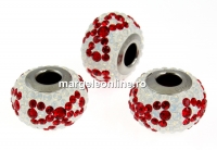 Swarovski, becharmed pave light siam, 14.5mm - x1