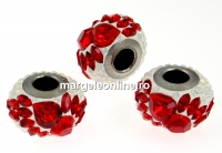 Swarovski, becharmed pave white opal, 14.5mm - x1