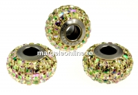 Swarovski, becharmed pave luminous green, 15mm - x1