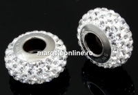 Swarovski, becharmed pave crystal, 13.5mm - x1