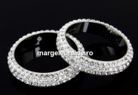 Swarovski, pave ring, crystal, 18.5mm - x1