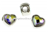 Swarovski, becharmed inima, aurore boreale, 14mm - x1