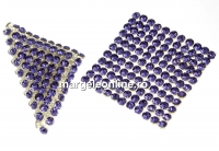 Swarovski Crystal mesh, tanzanite, 20x3.2cm - x1