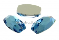 Swarovski, cabochon Organic, aquamarine CALv , 8x5mm - x1