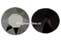 Swarovski, rivoli fancy, jet hematite, 27mm - x1