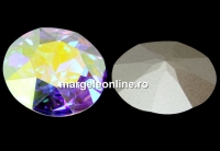 Swarovski, fancy rivoli, aurore boreale, 27mm - x1