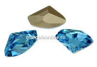 Swarovski, galactic fancy, aquamarine, 14mm - x1