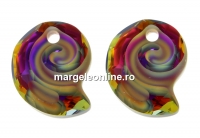 Swarovski, pandantiv Sea snail, volcano, 14mm - x1