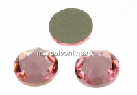 Swarovski, cabochon SS30, light rose, 6mm - x4