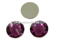 Swarovski, cabochon SS30, amethyst, 6mm - x4