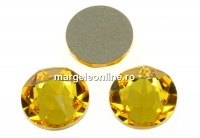 Swarovski, cabochon SS30, sunflower, 6mm - x4