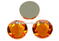 Swarovski, cabochon SS30, tangerine , 6mm - x4