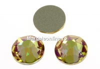 Swarovski, cabochon SS30, luminous green, 6mm - x4