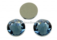 Swarovski, cabochon SS30, denim blue, 6mm - x4