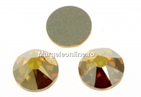 Swarovski, cabochon SS30, metallic sunshine, 6mm - x4