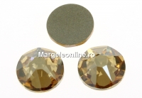 Swarovski, cabochon SS30, golden shadow, 6mm - x4