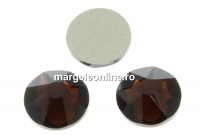 Swarovski, cabochon SS30, mocca, 6mm - x4