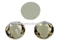 Swarovski, cabochon SS30, greige, 6mm - x4