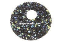 Swarovski, pand. fine rocks, black crystal AB, 40mm - x1