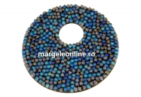 Swarovski, pand. fine rocks, bermuda blue matt, 40mm - x1