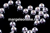 Margele decor , argint 925, 3mm,  int.0.8mm - x20