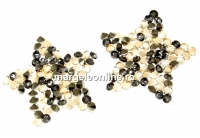 Swarovski, fine rocks pendant, golden shadow metallic  gold, 22mm - x1