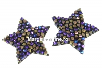 Swarovski, fine rocks pendant, heliotrope, 22mm - x1