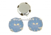 Swarovski, chaton montees air blue opal, 6mm - x10