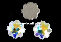 Swarovski, cabochon Jelly fish, aurore boreale, 6mm - x2