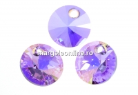 Swarovski, pandantiv rivoli, violet aurore boreale, 8mm - x4