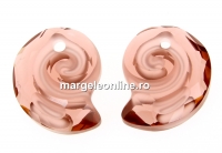 Swarovski, pandantiv Sea snail, blush rose, 14mm - x1