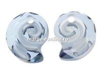 Swarovski, pandantiv Sea snail, blue shade, 14mm - x1