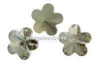 Swarovski, fancy floare, silver shade, 10mm - x1