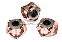 Swarovski, becharmed helix blush rose, 14mm - x1