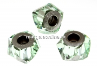 Swarovski, becharmed helix chrysolite, 14mm - x1