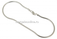 Bracelet for Swarovski Becharmed, rhodium-plated 925 silver, 19cm - x1