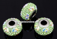 Swarovski, becharmed  peridot, 15mm - x1