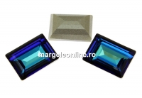 Swarovski, rivoli cabochon, bermuda blue, 14x10mm - x1