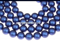 Swarovski pearls, iridescent dark blue, 3mm - x100