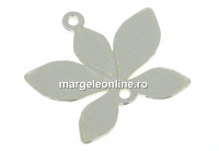 Link, base, 925 silver, for Swarovski 2205, 17mm - x1