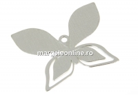Pendant base, 925 silver, for Swarovski 2205, 22mm - x1