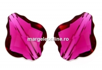 Swarovski, margele baroque, ruby, 10mm - x1