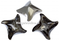 Swarovski, fancy rivoli Twister, silver night, 10.5mm - x1