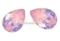 Swarovski, fancy picatura, rose water opal, 14x10mm - x1