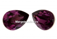 Swarovski, fancy picatura, amethyst, 10x7mm - x1