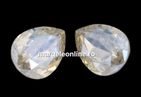 Swarovski, drop fancy, moonlight, 10x7mm - x1