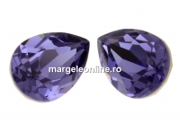 Swarovski, drop fancy, tanzanite, 10x7mm - x1