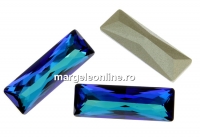 Swarovski, princess baguette, bermuda blue, 21x7mm - x1