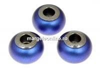 Swarovski, becharmed crystal iridescent dark blue pearl, 14mm - x1