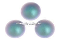 Swarovski, cabochon perla cristal, iridescent light blue, 6mm - x2